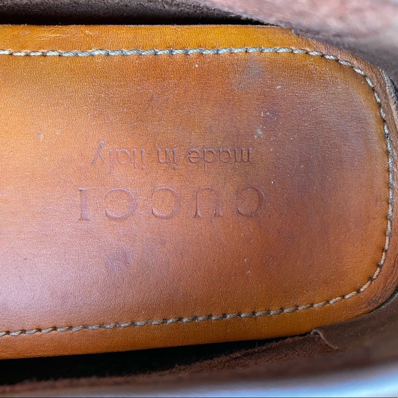 Gucci Ayrton Leather & Web Driver Loafers. - Picture 10 of 10